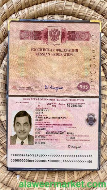 Russia travel passport photo look